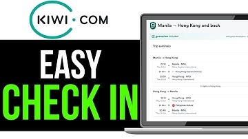 How to Check in On Kiwi.com 2025 (EASY GUIDE)
