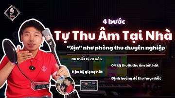 Hướng Dẫn Từ A-Z Cách Tự Thu Âm Tại Nhà Hay Như Phòng Thu Chuyên Nghiệp | Kỹ thuật thu âm bài hát
