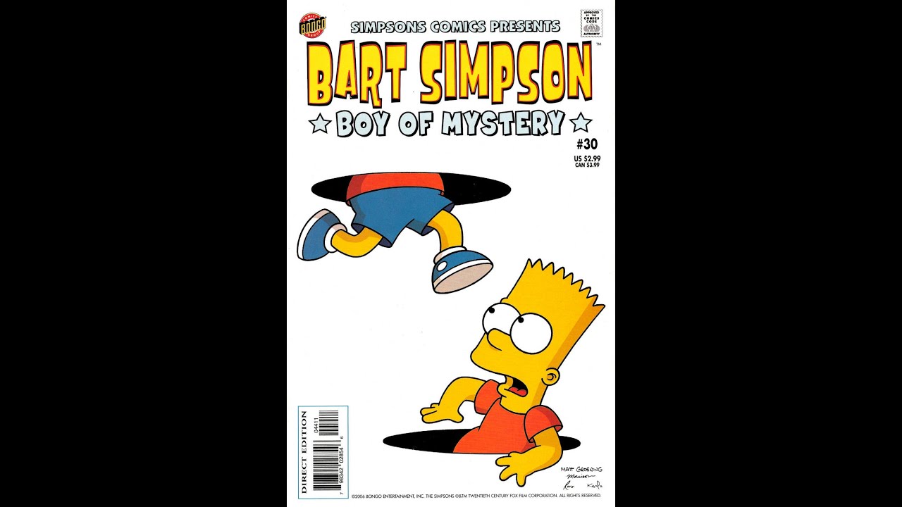 Bart Simpson Comics 30 Youtube 