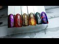 6 самых простых дизайнов ногтей витражными гель-лаками MiRina Nails+.  Маникюр витражами.