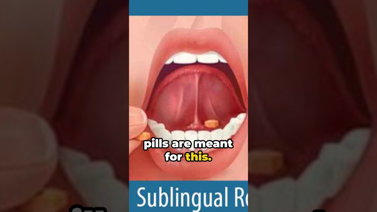 Почему таблетки принимают под язык🤔 
