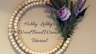 Hobby Lobbys Wood Bead Wreath
