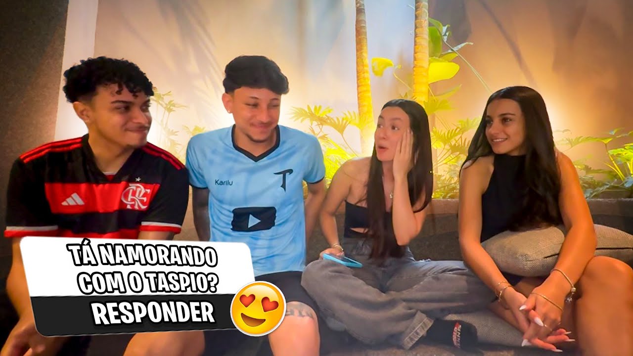 RESPONDENDO PERGUNTAS POLÊMICAS! 🫢 EU E O TASPIO ESTAMOS NAMORANDO?