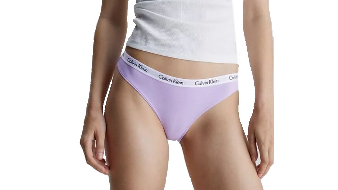 Kalhotky Calvin Klein Carousel QD3588E lila - YouTube