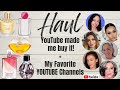 HAUL! 🤑 YOUTUBE MADE ME BUY IT! + MY FAVORITE FRAGRANCE CHANNELS! 💗 PART 1 OF MANY!