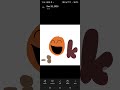 Orenge Face Letter K & Number Negative Eight