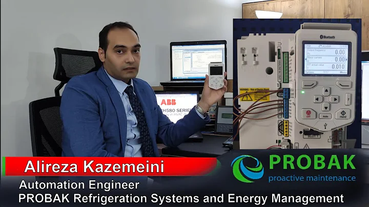 ABB New ACH580 Series VFD Drives for HVAC, setup EFB Modbus, wiring, programming, Bluetooth