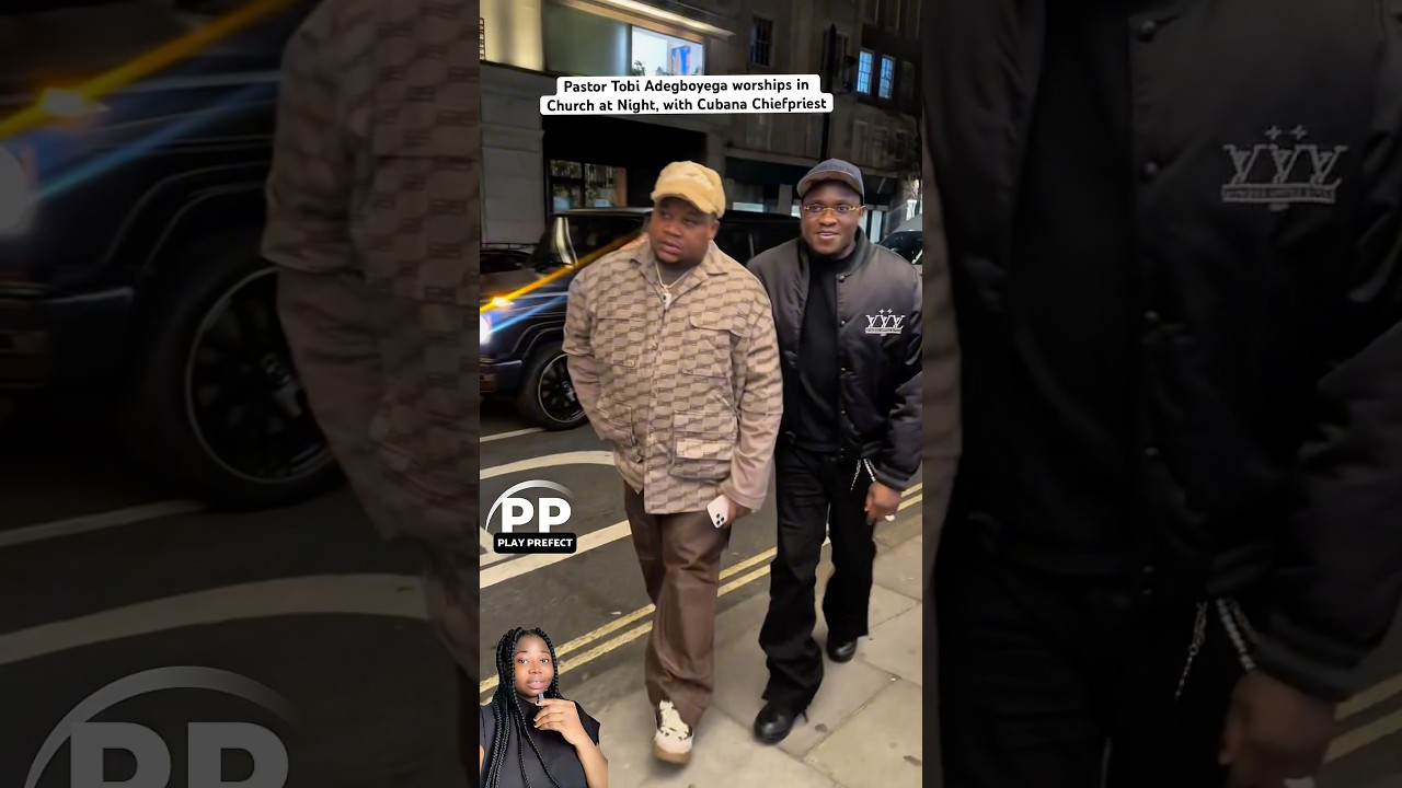 Pastor Tobi Adegboyega worships in Church at Night, with Cubana Chiefpriest 