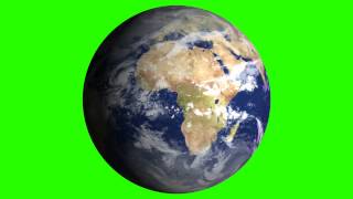 Earth Animated Green Screen Free Royalty Footage