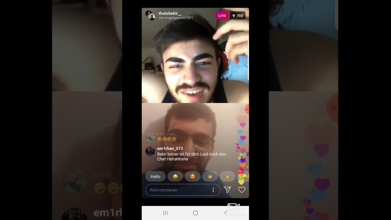 THATSBEKIR V ENGELGESICHT PRESSEKONFERENZ BEEF ( INSTA LIVE VIDEO ) VOR KAMPF part 4