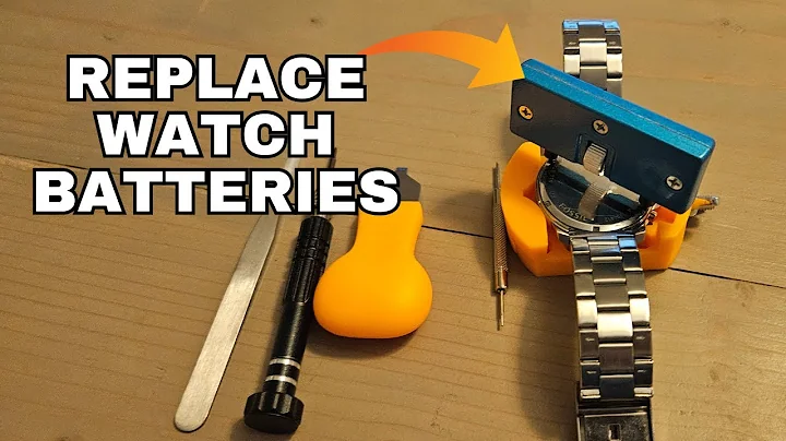 Easily Replace your Watch Batteries from Home