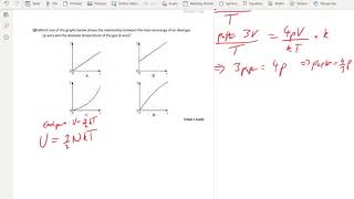 A-level Physics Thermodynamics Multiple Choice Questions