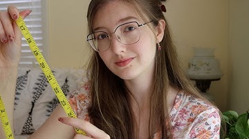 ASMR Tailor Measuring You & Sorting Buttons - 4k