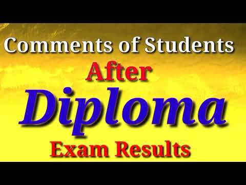 Diploma Students response after exams...