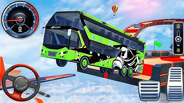 Impossible Bus Stunt Racing 2023 - Mega Ramp Driving Simulator 3D - Android GamePlay