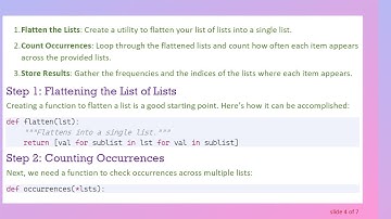 How to Find Matching Values and Their Frequencies in Multiple Lists with Python