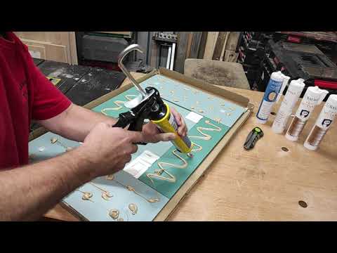 Mounting a mirror to the wall, BAUHUS mirror glue