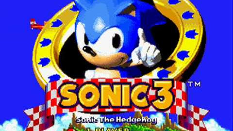 Title screen without music - Sonic 3