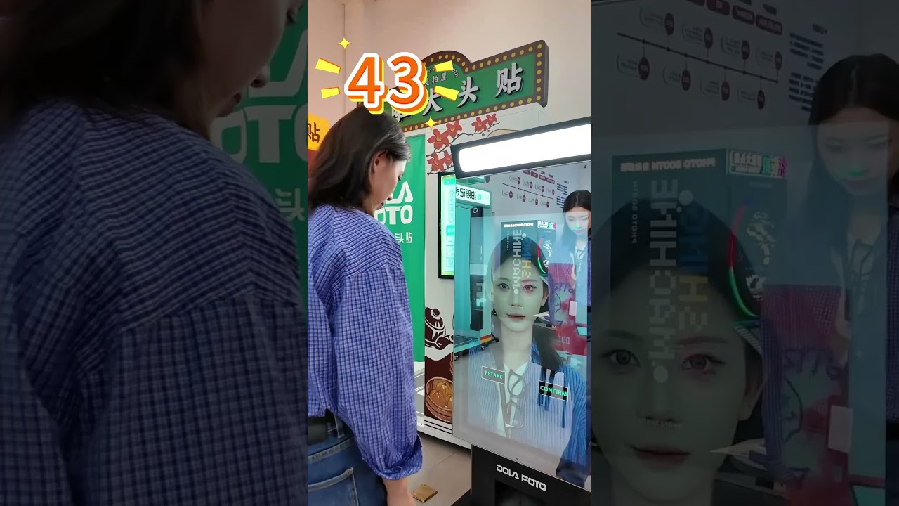 DOLA FOTO AI Face Photo Booth Reactions at Convention Floor