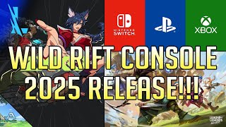 Lol Wild Rift - New Console 2025 Release!!! Information