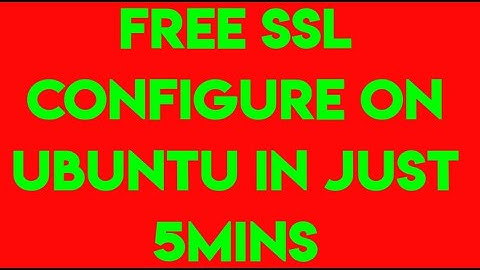 Free SSL Lets encrypt Certificate installation on UBUNTU 18.04 LTS on AWS