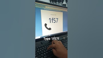 📞 telephone emoji Shortcut in Ms word #shorts #telephone #msword #shortcutkeys #computer #viral