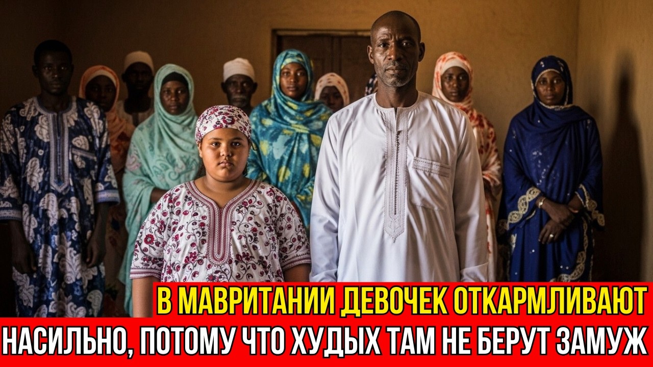 В Мавритании девочек откармливают насильно, чтобы выдать замуж — шокирующая традиция