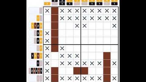 Nonogram color level 111