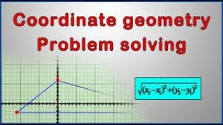 SAT/ACT/GMAT/ GRE Easily Solve Geometry and Coordinate Geometry and Probability Combined problem