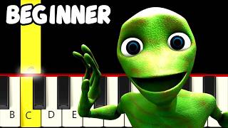 Danza Kuduro - Fast and Slow (Easy) Piano Tutorial (Melody only) - Beginner