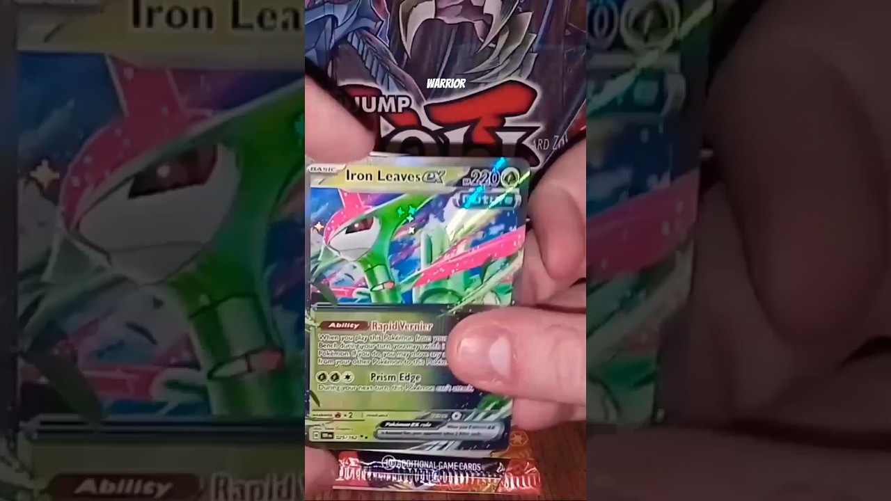 Pulling A Iron Leaves EX Out Of Pokemon Temporal Forces! 