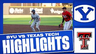 BYU vs TEXAS TECH | GAME 2 | FULL GAME HIGHLIGHTS | BYU BASEBALL