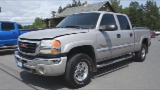 2004 GMC SIERRA 2500HD CREW CAB SLE DURAMAX TURBO DIESEL 4X4 AT KOLENBERG MOTORS LTD