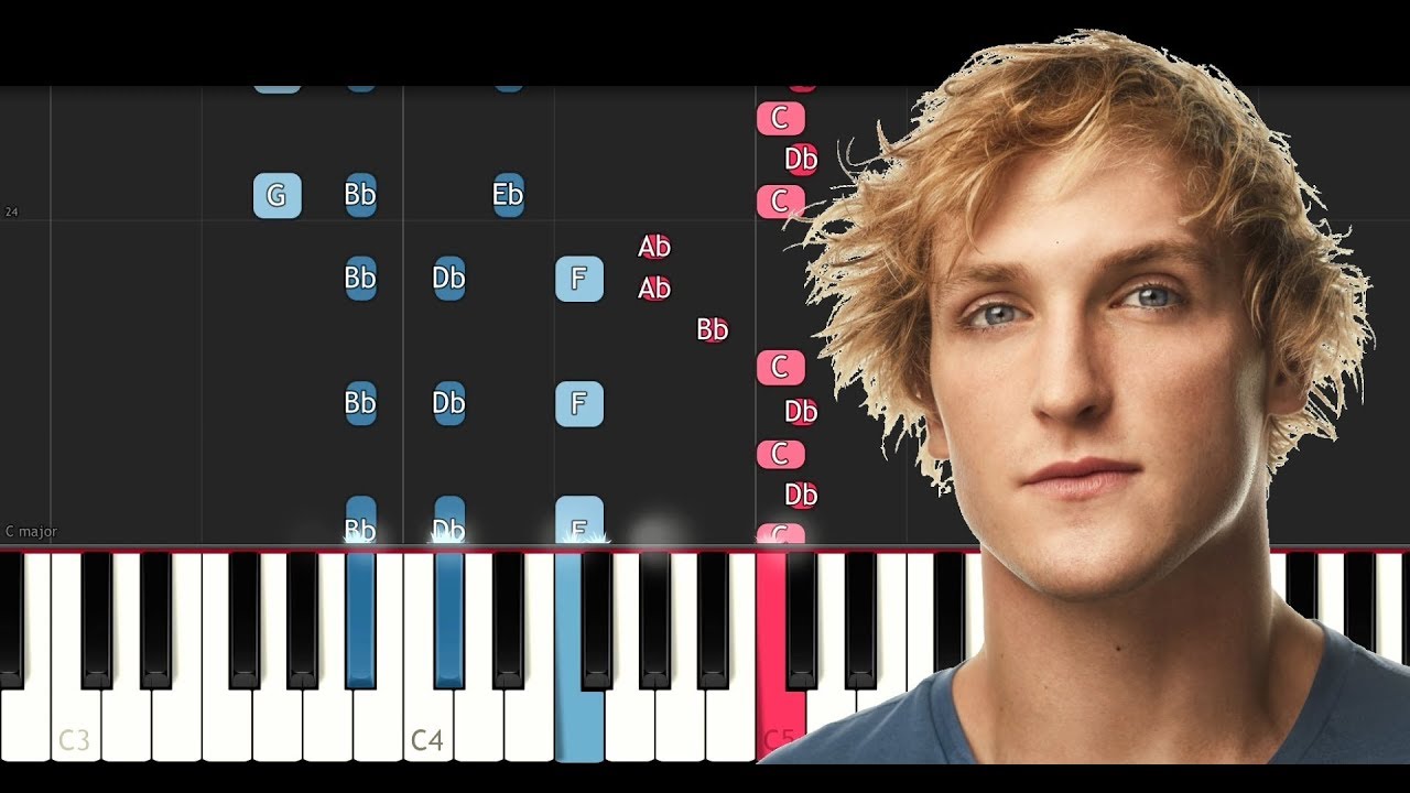Logan Paul - The Number Song (Piano Tutorial)