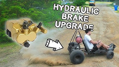I Upgraded My Go Kart Brakes to Hydraulic