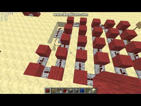 1 Year Long Redstone Clock (9x11x3)