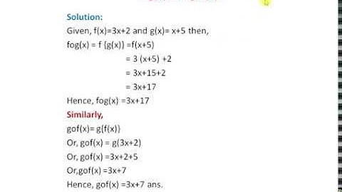 Composite functions/ Activity I