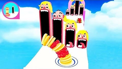 Pancake Run Game Max level | Pancake Run iOS, Android Gameplay - Updated