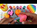 Satisfying Video DIY How To Make Rainbow Square Shapes Full With Glitter Slime Colorful Sprunki ASMR
