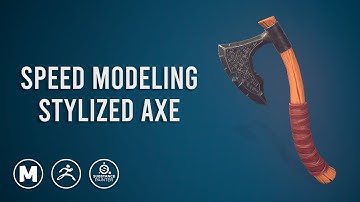 How To Make a Stylized Axe in Autodesk Maya, Zbrush and Substance Painter