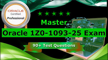 Oracle Cloud Database Services 2025 Professional Exam (1Z0-1093-25) 💯Test Questions 2025✅(Updated)