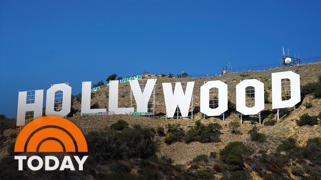 Hollywood Sign Gets Fresh Paint Job In Time For 100th Birthday YouTube