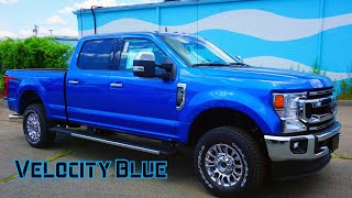 In this video we review the 2020 ford f-250 xlt fx4 beautiful velocity
blue. - engine and pricing specs exterior walkthrough interior ch...