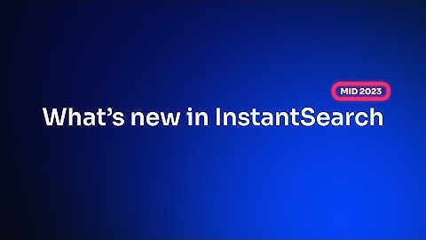 What’s new in InstantSearch - Haroen Viaene, Algolia