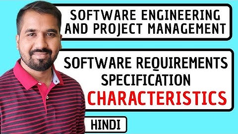Software Requirements Specification  (SRS) Characteristics Explained in Hindi