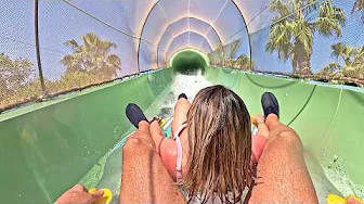 The Storm Waterslide at Aquaventure Atlantis Waterpark in Dubai