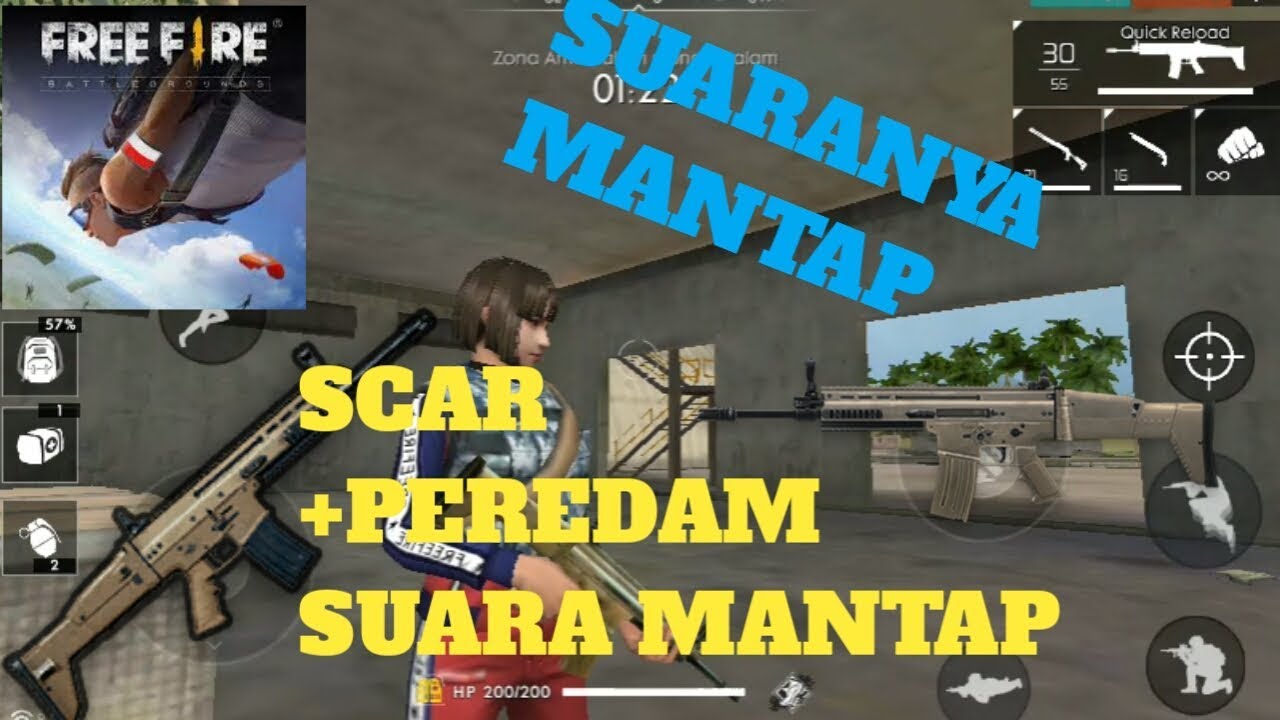 New Update Free Fire Peredam Suara Silincer Musuh Auto