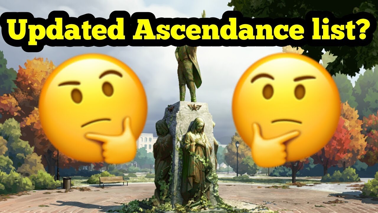 UPDATED ASCENDANCE LIST? - Walking Dead Road to Survival