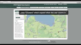 Clustering Results on a Map