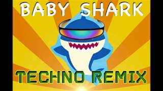 Video thumbnail of "Baby Shark Techno Remix"